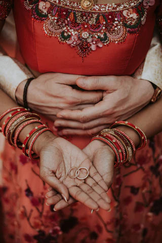 MARY DASS IN MELINDA LOOI COUTURE BRIDAL LEHENGA