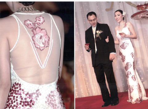 MABEL LAU IN MELINDA LOOI COUTURE BRIDAL!
