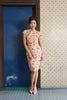 CLASSIC CHEONGSAM - ORANGE BRACKET - BEIGE