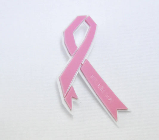 ACRYLIC PINK RIBBON - PINK