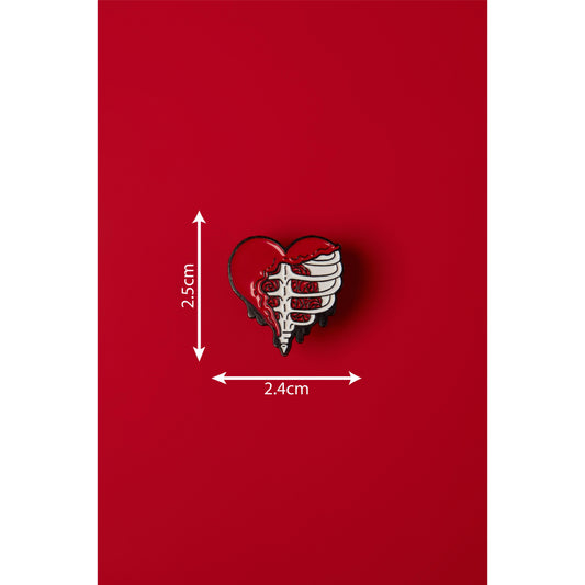 BROKEN HEART BROOCH