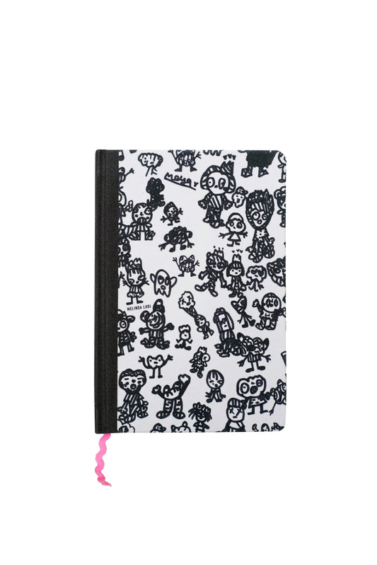 BLACK AND WHITE MONSTERS JOURNAL - BLACK