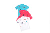 FULL LENGTH POLO T WITH PATCHES - FUCHSIA