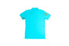 FULL LENGTH POLO T WITH PATCHES - TURQUOISE
