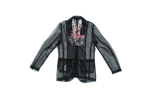 ORGANZA JACKET - BLACK