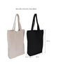 BREAST CANCER CANVAS TOTE BAG - WHITE