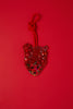 BROKEN HEART EMBROIDERED PHONE/KEY CHARM/BROOCH