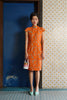 CLASSIC CHEONGSAM - ORANGE LACE - ORANGE