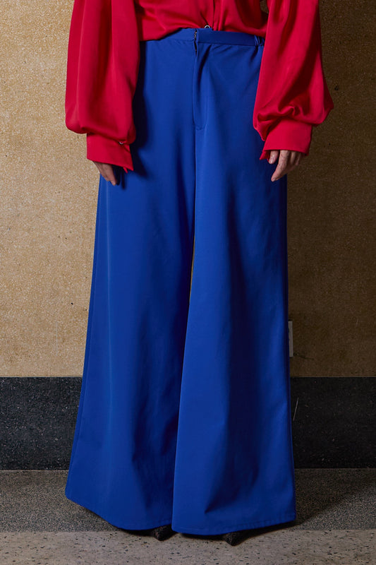 PALAZZO PANTS - BLUE