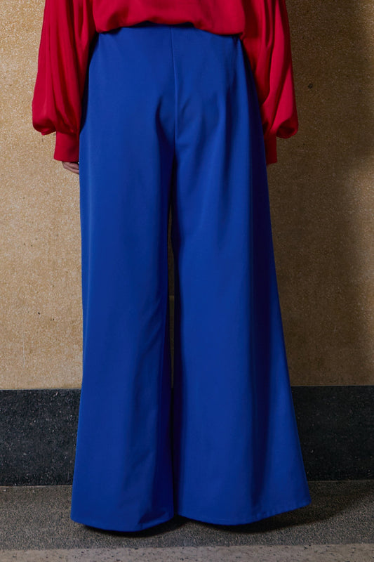 PALAZZO PANTS - BLUE