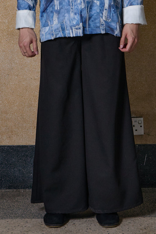 PALAZZO PANTS - BLACK