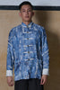 CLASSIC MANDARIN JACKET - BLUE