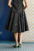 CIRCULAR SKIRT - BLACK SEQUIN - BLACK