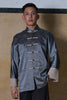 CLASSIC MANDARIN JACKET - GREY