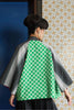 REVERSIBLE JACKET - GREEN CHECKERED - MULTI