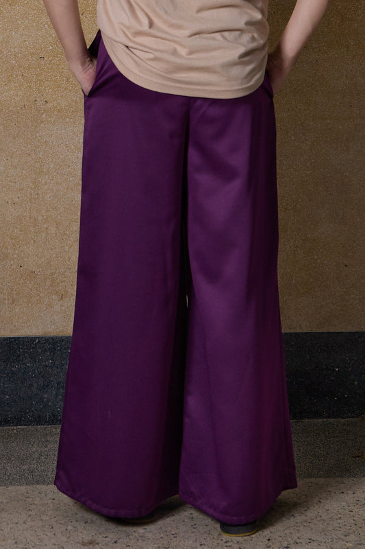 PALAZZO PANTS - PURPLE