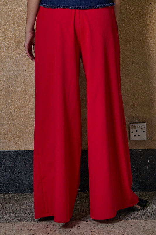 PALAZZO PANTS - RED