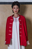CLASSIC MANDARIN JACKET - RED