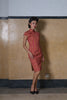 CLASSIC CHEONGSAM - BROWN