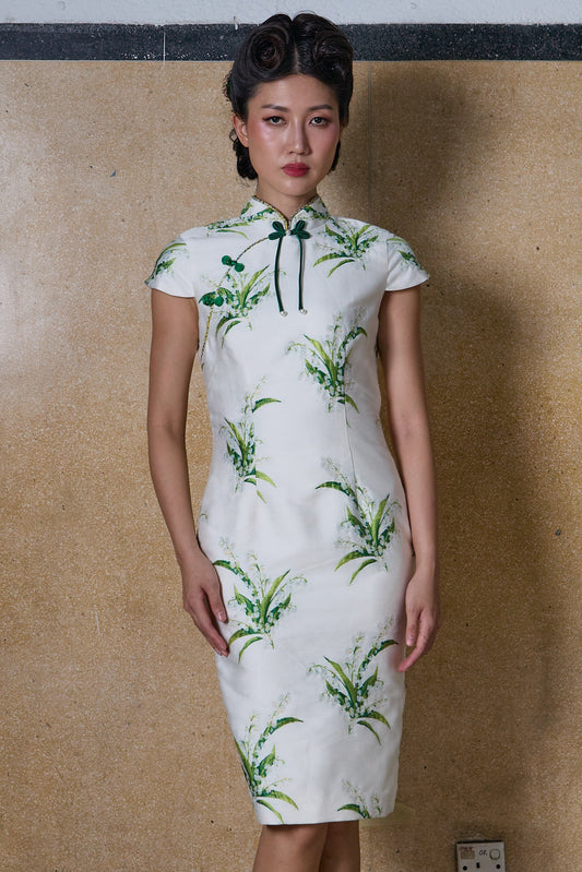 CLASSIC CHEONGSAM - WHITE