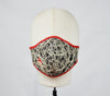 Dr. Thavam - 5 Layer Mask with Ear Loop (Limited Edition/Hand Embroidered Mask) - Black - F