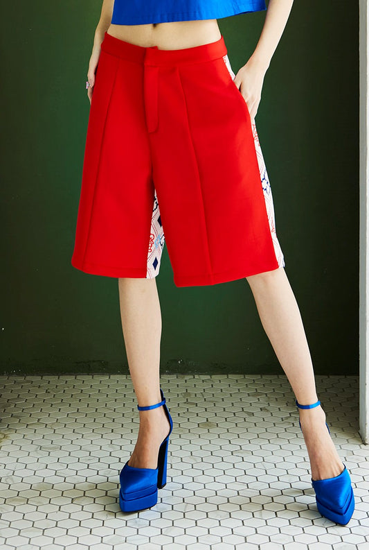 A-LINE SHORTS - RED