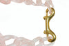 ARC ARCYLIC TRANSPARENT CHUNKY NECKLACE WITH BACK HOOK OPENING - DARK GREEN